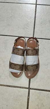 Coach Harley Sandal in Signature Jacquard